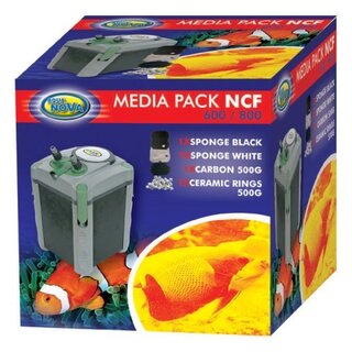 Aqua Nova Filtermedien Pack fr NCF 600/800 Auenfilter
